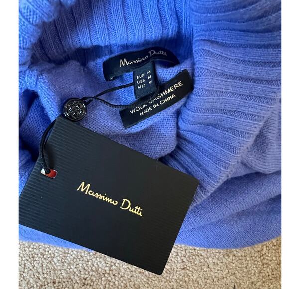 Massimo Dutti Turtleneck Cashmere Wool Sweater - Picture 4 of 8